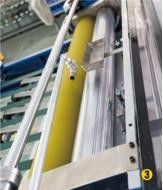 6200PCS/H UV स्पॉट कोटिंग मशीन ग्लेज़िंग 1090×1440mm