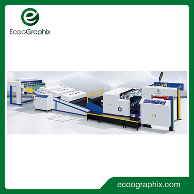 यूवी स्पॉट और कागज Ecoographix के लिए समग्र ग्लेज़िंग कोटिंग मशीन