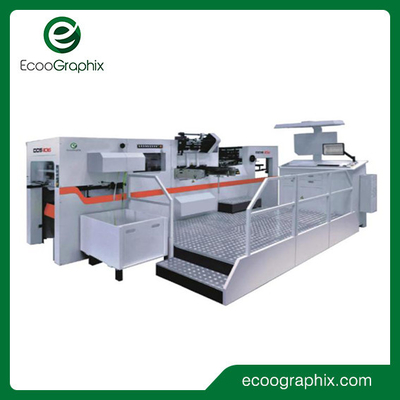 Ecoographix स्वचालित फॉयल स्टैम्पिंग और डाई कटिंग मशीन 1060 X 760mm