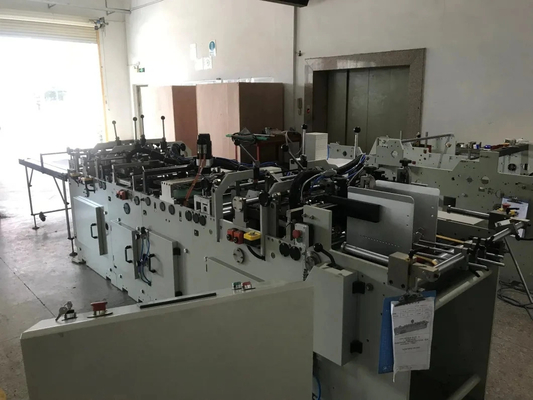 भोजन के लिए इकोग्राफिक्स स्वचालित फोल्डिंग पेपर बॉक्स बनाने की मशीन