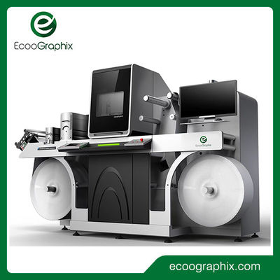 यूवी वार्निश और फ़ॉइल स्टैम्पिंग के साथ लेबल एम्बेलिशमेंट इंकजेट डिजिटल प्रिंटर