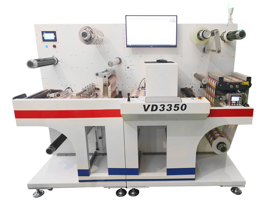 डिजिटल लेबल डाई कटर स्ट्रिपिंग मशीन हाई स्पीड VD3350