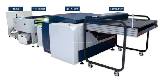 0.15-0.4mm CTP प्लेट प्रोसेसर बुद्धिमान रिफिल सिस्टम के साथ