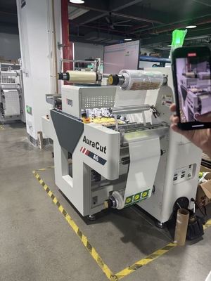 ऑरा कट ए6 डिजिटल लेबल कटर 330mm चौड़ाई 11m/min गति