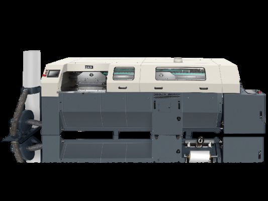 4 क्लैंप परफेक्ट बाइंडर मशीन, 2300 कॉपी/घंटा की गति और 450X320mm बाइंडिंग आकार के साथ