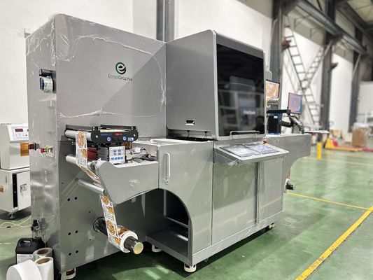 अधिकतम 60 मीटर/मिनट की गति 360*360 डीपीआई रिज़ॉल्यूशन और 10-150 माइक्रो लेक परत मोटाई के साथ लेबल डिजिटल अलंकरण मशीन