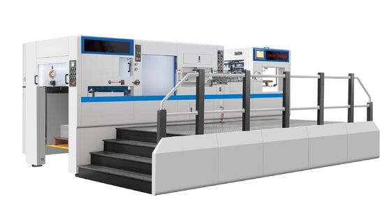 380V पेपर बॉक्स स्ट्रिपिंग डाई कटिंग मशीन डबल गाइड रेल के साथ