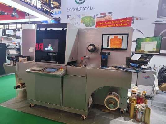 450 मिमी डिजिटल लेबल पोस्ट प्रेस वार्निश प्रिंटिंग कोल्ड स्टैम्पिंग मशीन