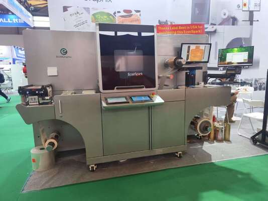 डिजिटल लेबल पोस्ट प्रेस सजावट मशीन EcooSpark