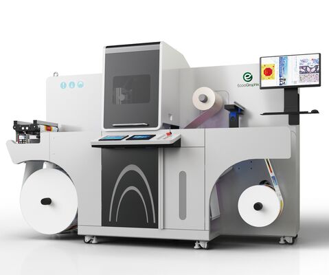 स्वचालित डिजिटल लेबल सजावट मशीन पन्नी स्टैम्पिंग और वार्निंग मुद्रण