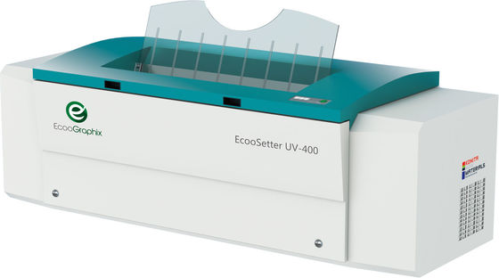 समाचार पत्र/व्यावसायिक मुद्रण के लिए EcooSetter UV-400F/S/E हाई स्पीड 4अप CTP प्लेट मशीन