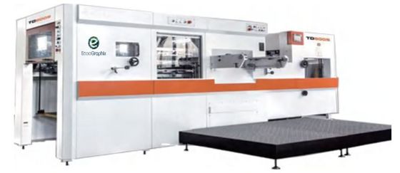 800x580mm स्वचालित पन्नी मुद्रांकन मरो स्ट्रिपिंग के साथ काटने की मशीन