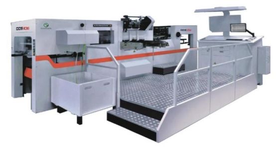 1060x760mm 7000S/H EcooGraphix ऑटोमैटिक हॉट फ़ॉइल स्टैम्पिंग डाई कटर