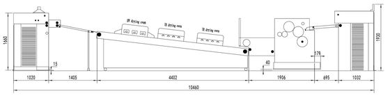 नालीदार कागज यूवी स्पॉट लैमिनेटर कोटिंग मशीन 1050 मिमी 9000 शीट प्रति घंटा