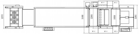6200PCS / H यूवी स्पॉट कोटिंग मशीन ग्लेज़िंग 1090x1440mm