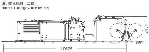 GM-1400 एकल चाकू थर्मल पेपर स्लिटिंग रिवाइंडिंग मशीन