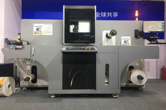 फ़ॉइल स्टैम्पिंग वार्निशिंग लेबल प्रिंटिंग एन्हांसमेंट मशीन 288 मिमी चौड़ाई