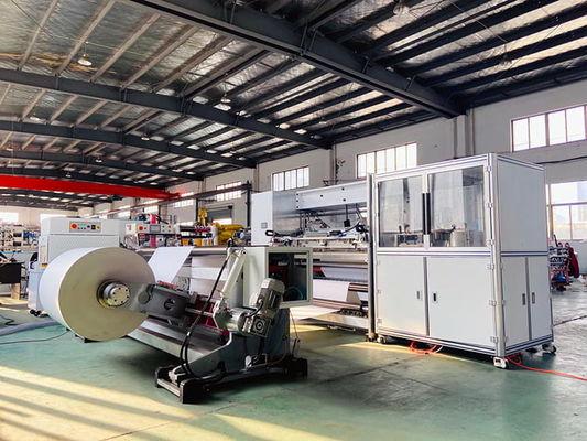 300m/min स्वचालित थर्मल पेपर स्लिटर रिवाइंडर 20KW