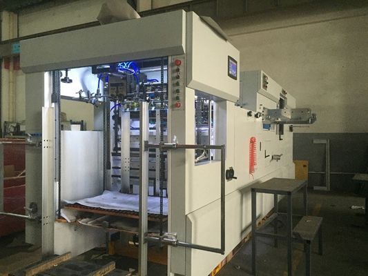 नॉन स्टॉप पेपर फीडिंग स्वचालित फ्लैटबेड डाई कटर