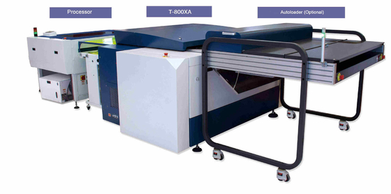256CH स्क्रीन डॉट थर्मल CTP प्लेट मशीन 2540dpi Autoloader के साथ